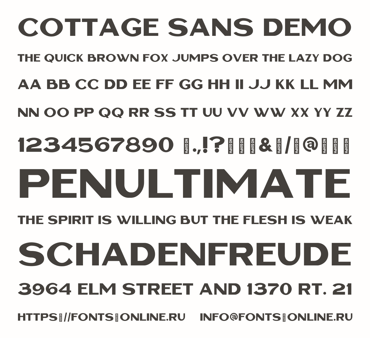 Cottage Sans DEMO Free Font Download